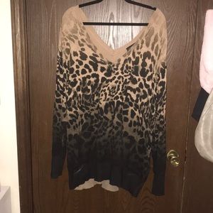 Lane Bryant Size 22/24 Cheetah Leopard Sweater